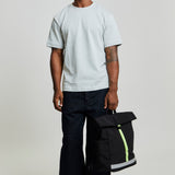 Lars Roll Backpack Black Lime Vandra